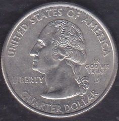 Amerika Çeyrek Dolar 2002 Hatıra İndiana