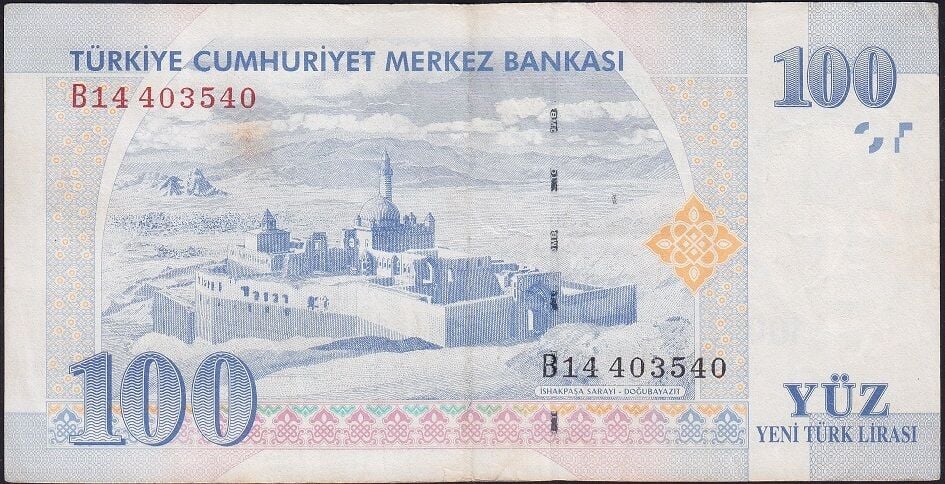 8.Emisyon 100 YTL B14 403540 Çok Temiz+