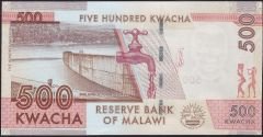 Malawi 500 Kwacha 2017 Çil