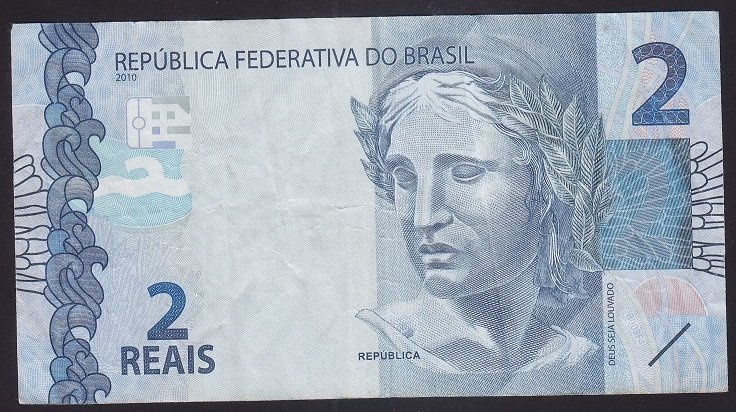 BREZİLYA 2 REAIS 2010 ÇOK TEMİZ + eski para mezat