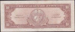 KÜBA 10 PESOS 1960 ÇOK TEMİZ