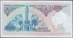 7.Emisyon 1.Tertip 500 Lira A36 729770 Çilaltı Çil