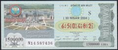 2004 30 Nisan Çeyrek Bilet - S Serisi