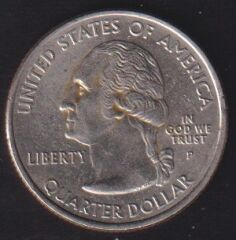 Amerika Çeyrek Dolar 2007 P Hatıra Washington