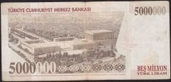 7.Emisyon 5 000 000 Lira I16 369114 Temiz