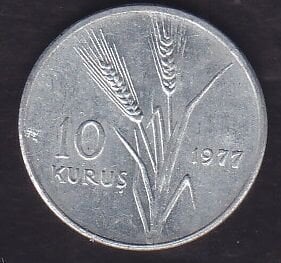 1977 Yılı 10 Kuruş