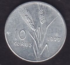 1977 Yılı 10 Kuruş