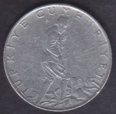 1967 Yılı 2.5 Lira Çok Temiz (Ters)