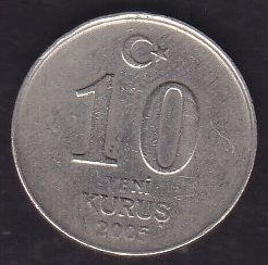 2005 Yılı 10 Kuruş