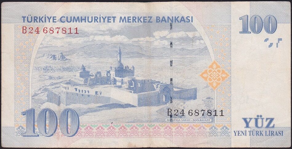 8.Emisyon 100 YTL B24 687811 Çok Temiz