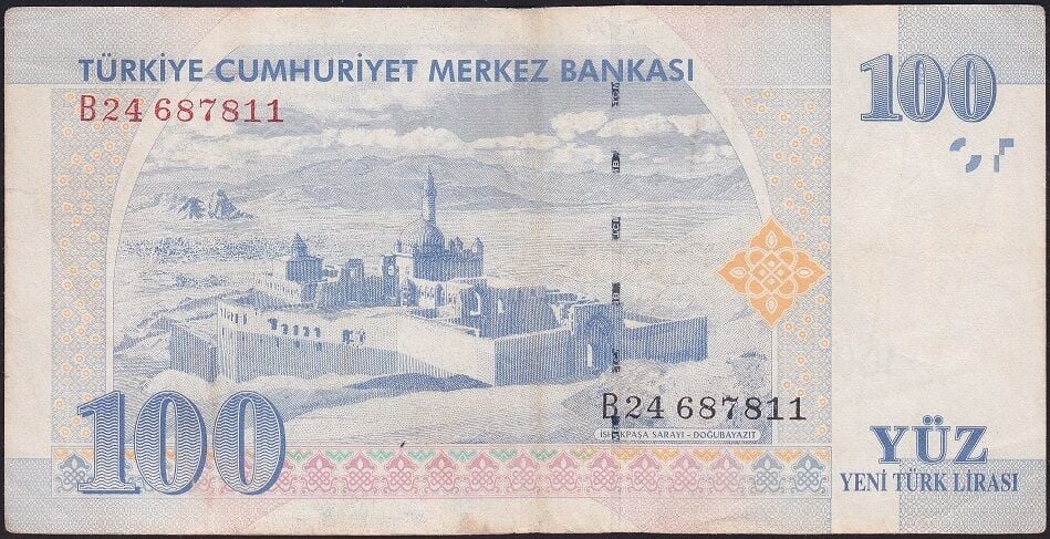 8.Emisyon 100 YTL B24 687811 Çok Temiz