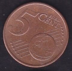 Avrupa Birliği 5 Euro Cent 2002 A Almanya