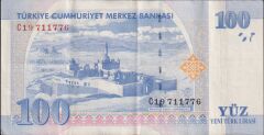 8.Emisyon 100 YTL C19 711776 Çok Temiz+