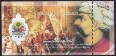 ÖZEL BASKI 1 OSMANLI LİRASI - YAVUZ SULTAN SELİM - HOLOGRAMLI - EMNİYET ŞERİTLİ