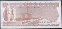 6.Emisyon 3.Tertip 20 Lira F84 610424 Çilaltı Çil