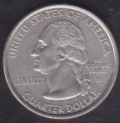 Amerika Çeyrek Dolar 2000 Hatıra New Hampshire