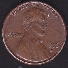 Amerika 1 Cent 1976 D