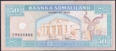 Somaliland 50 Şiling 2002 Çilaltı Çil 999