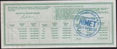 1991 9 Nisan Yarım Bilet - Y Serisi - Milli Saraylar Yalı Köşk