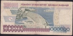 7.EMİSYON 1.TERTİP 1 000 000 LİRA C69 596297 TEMİZ