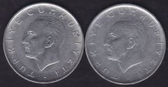 1969 Yılı 1 Lira (Ters Düz Takım)