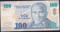 8.Emisyon 100 YTL B32 066063 Çok Temiz