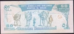 Somaliland 50 Şiling 2002 Çilaltı Çil