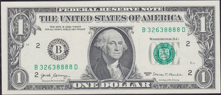 Amerika 1 Dolar 2017 Çil ( 8888 )