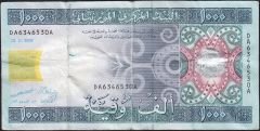 Moritanya 1000 Ouguiya 2004 Çok Temiz+ Pick 13a