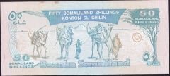 Somaliland 50 Şiling 2002 Çilaltı Çil