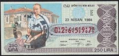 1984 23 Nisan Çeyrek Bilet - E Serisi