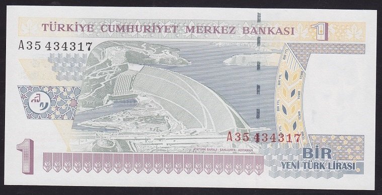 8.EMİSYON 1 YTL A35 434317 ÇİL