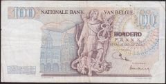 Belçika 100 Frank 1971 Çok Temiz Pick 134b