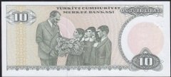 7.Emisyon 2.Tertip 10 Lira D55 143635 Çil