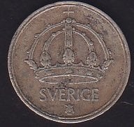 İSVEÇ 10 ÖRE 1943 GÜMÜŞ