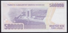 7.EMİSYON 4.TERTİP 500000 LİRA J22 592557 ÇİLALTI