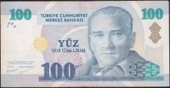 8.Emisyon 100 YTL B70 570950 Çok Temiz+