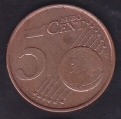 Avrupa Birliği 5 Euro Cent 2001 Hollanda