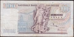 Belçika 100 Frank 1971 Çok Temiz Pick 134b