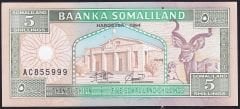 Somaliland 5 Şiling 1994 Çilaltı Çil 999