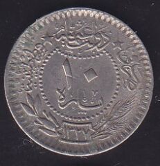 1327/7 Reşat 10 Para Elgazi