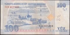 8.Emisyon 100 YTL C11 411464 Çok Temiz