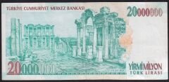 7.Emisyon 20.000.000 Lira A46 747260 Çok Temiz+