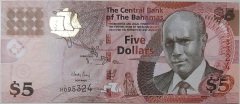 Bahama 5 Dolar 2013 Çil Pick72a