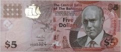 Bahama 5 Dolar 2013 Çil Pick 72