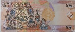Bahama 5 Dolar 2013 Çil Pick72a