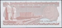 6.Emisyon 3.Tertip 20 Lira F71 669644 Çilaltı Çil