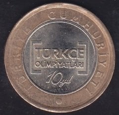 2012 Yılı Türkçe Olimpiyatları 1 Lira Çilaltı ( Düz )