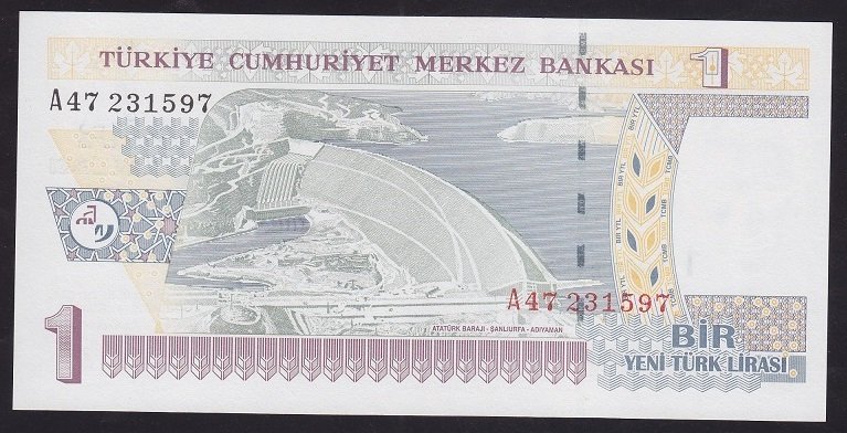 8.EMİSYON 1 YTL A47 231597 ÇİL
