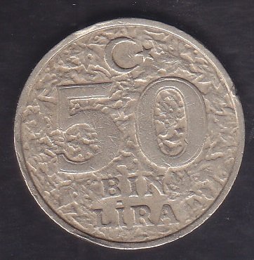 1998 YILI 50000 LİRA